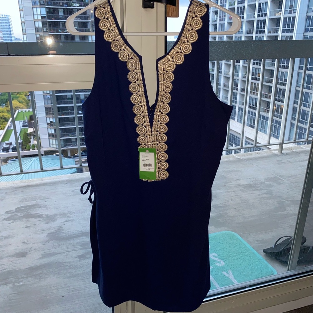 Navy Lilly Pulitzer Romper